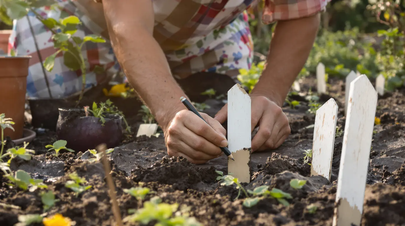 Au potager, les anciens n’utilisaient pas d’étiquettes plastiques : leur astuce oubliée marche mieux Au potager, les anciens n’utilisaient pas d’étiquettes plastiques : leur astuce oubliée marche mieux
