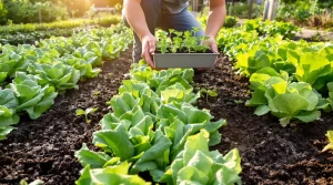 Combien de salades planter pour nourrir une famille de 4 à 5 personnes tout au long de la saison ?