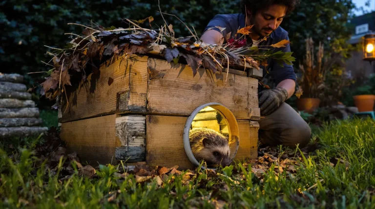 Comment construire une cabane à hérissons et où bien la placer dans le jardin : ce qu’il faut savoir