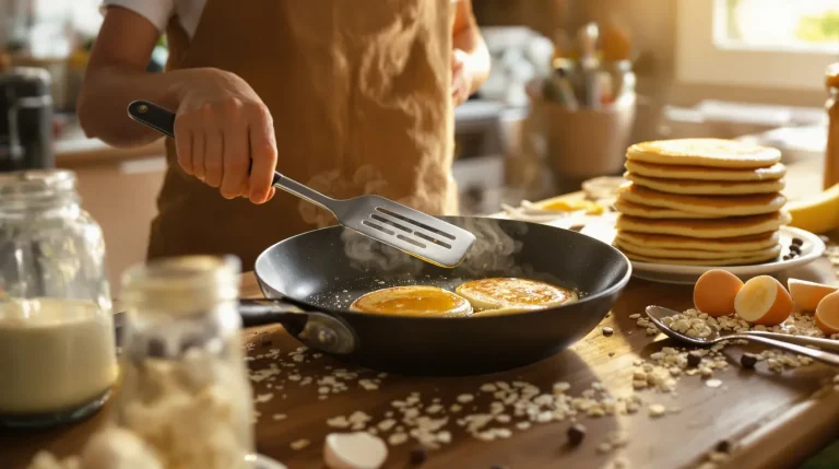 Depuis que je les prépare, plus personne ne réclame de tartines le matin : la recette ultra simple qui se mixe, se verse et ne se retourne qu'une seule fois