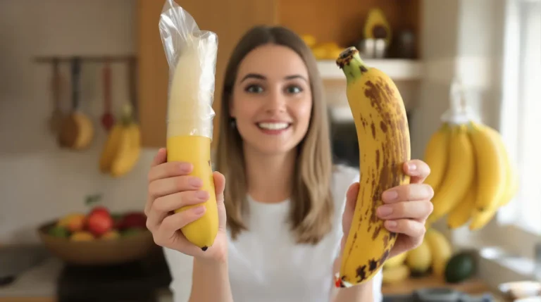 « Elles ne noircissent plus » : mon astuce toute simple pour garder vos bananes bien fraîches très longtemps