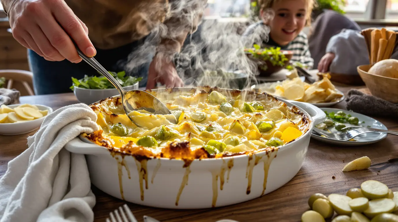 « Je le prépare chaque dimanche en hiver » : mon gratin patates-choux de Bruxelles a conquis ma famille « Je le prépare chaque dimanche en hiver » : mon gratin patates-choux de Bruxelles a conquis ma famille