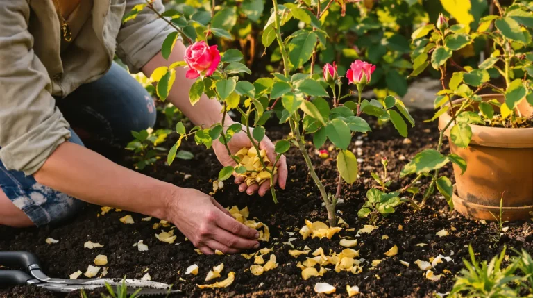 Rosiers : oubliez les engrais chimiques, ce déchet de cuisine booste vraiment vos fleurs