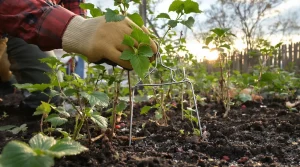 Ce que font les jardiniers malins avec un cintre en métal sauve les framboisiers gratuitement