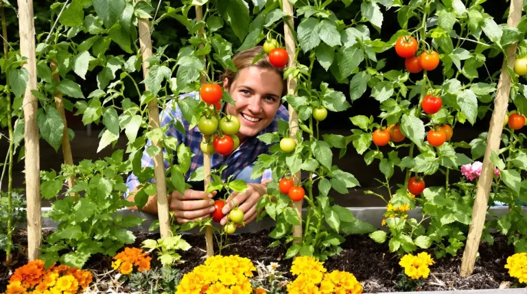 Ces 3 compagnons des tomates prennent peu de place et restent utiles tout l’été, voici pourquoi