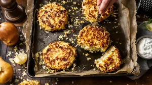 Je les prépare en 10 minutes : mes galettes de pommes de terre crousti-dorées au four, légères et bien meilleures que des frites