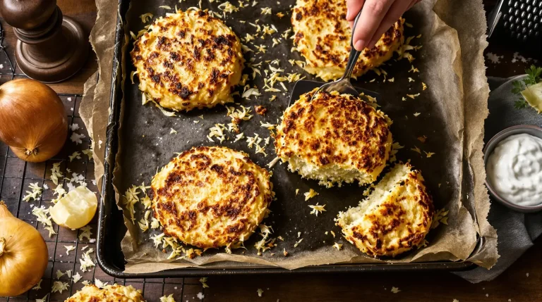 Je les prépare en 10 minutes : mes galettes de pommes de terre crousti-dorées au four, légères et bien meilleures que des frites