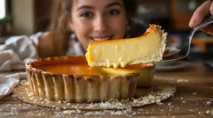 Plus rapide qu’un flan et aussi bon qu’en boulangerie : j’ai fait ma tarte fondante express moelleuse