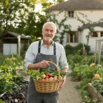 Poulailler, potager bien garni : Pierre Perret partage les ressources naturelles de sa maison de Nangis
