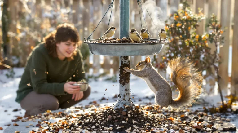 Pourquoi les jardiniers saupoudrent désormais du café sur les mangeoires à oiseaux