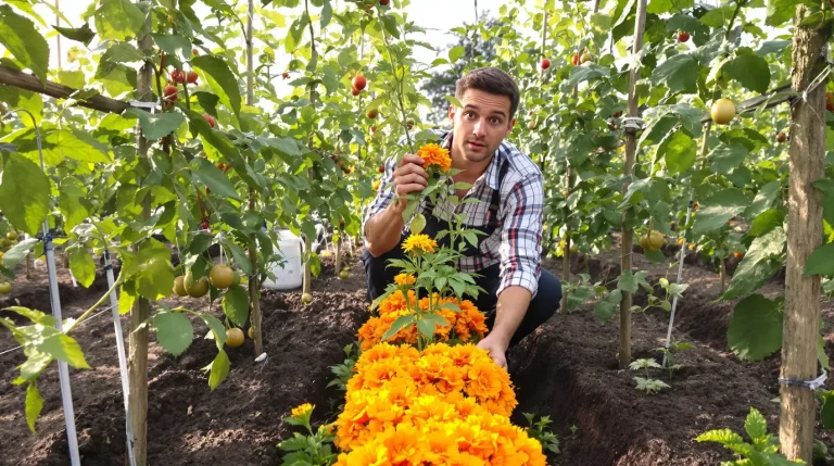 Accueil Tomates grignotées au potager : plantez cette fleur à côté, elle bloque les parasites et booste leur croissance