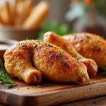 découvrez notre recette simple et savoureuse de cuisse de poulet au four croustillant, parfaite pour un repas gourmand et facile à préparer.