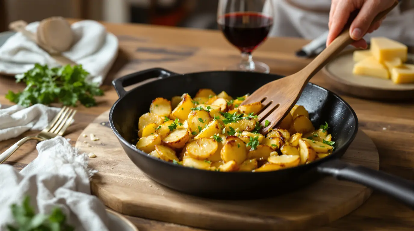 Pomme de terre à la sarladaise: croustillante sans effort pomme de terre à la sarladaise