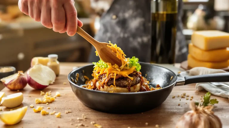 recette oignons caramélisés pour hamburger