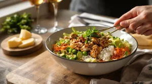 recette poke bowl poulet