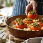 tomates farcies recette de grand-mère avec riz