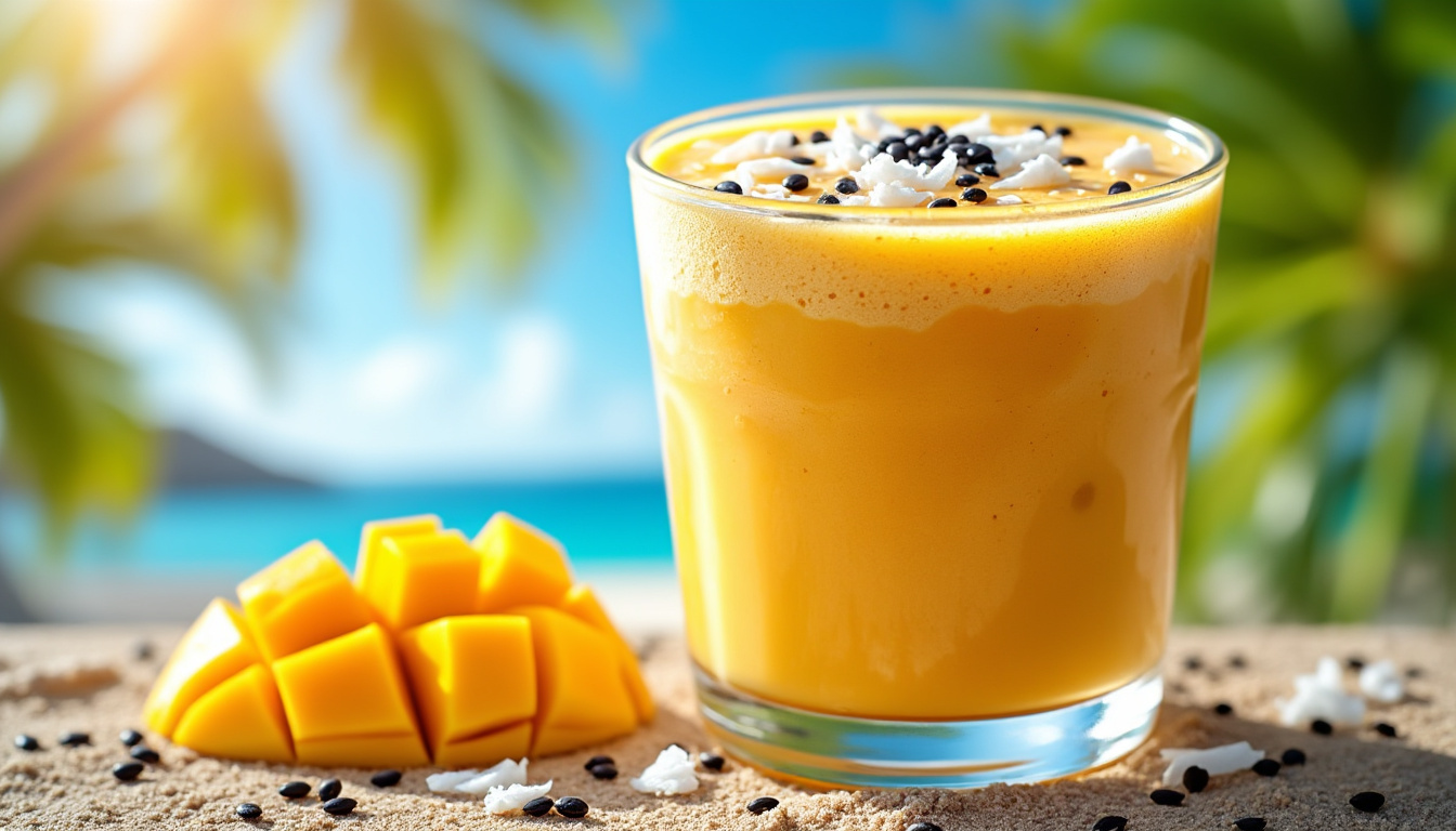 Recette simple et rapide pour un smoothie mangue délicieux découvrez une recette simple et rapide pour préparer un smoothie mangue délicieux, parfait pour une pause fraîcheur et santé.