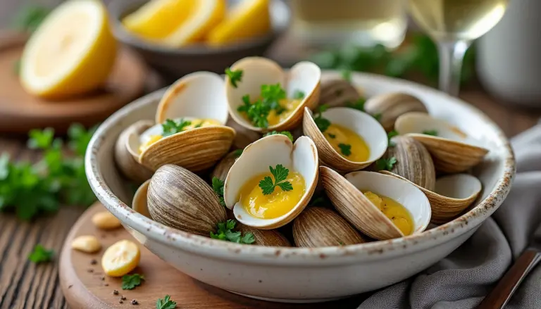 Recette simple et savoureuse de palourdes à découvrir