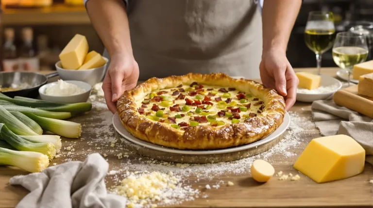 Accueil Tarte aux poireaux à l’ancienne, fondant et simple