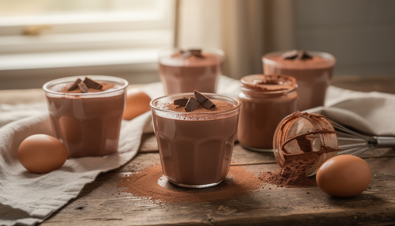 Recette facile de mousse au cacao en poudre pour un dessert gourmand découvrez notre recette facile de mousse au cacao en poudre, un dessert gourmand et rapide à préparer pour régaler toute la famille.